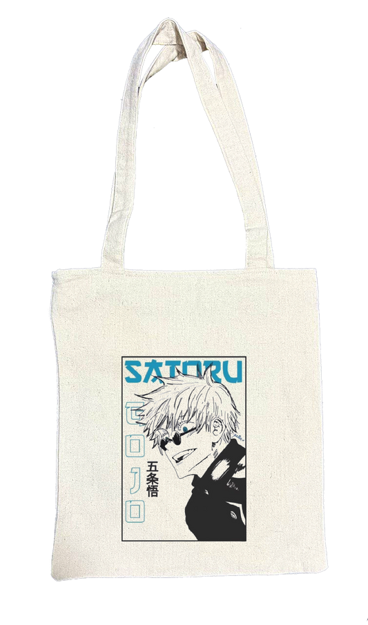 jujutsu kaisen GOJO  tote bag biege 5