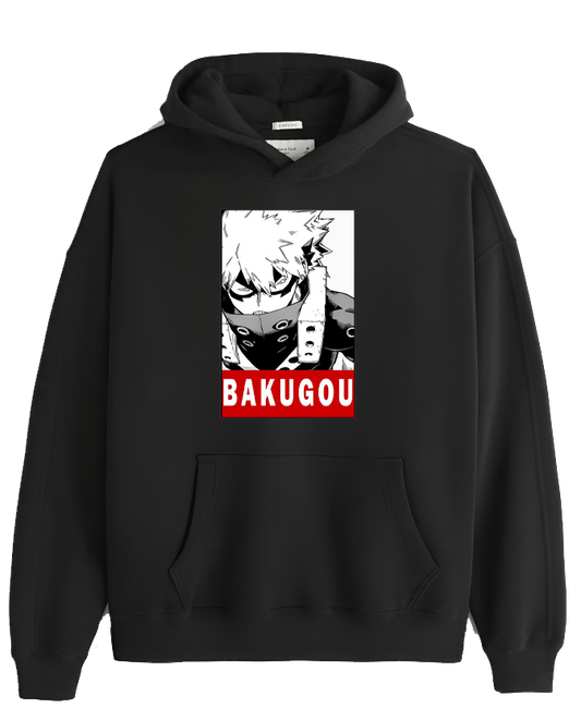 Boku no hero academy bnha One Size hoodie Black 5