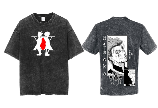 Hunter × Hunter t- shirt One Size Washed Back 5