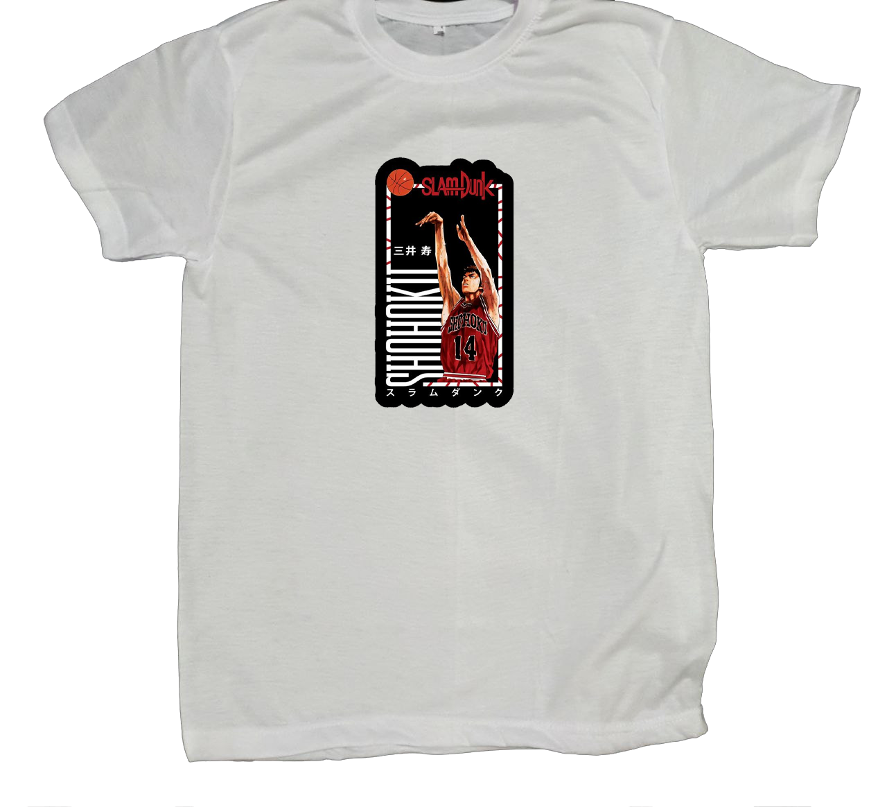 Slam Dunk t- shirt fat White 5