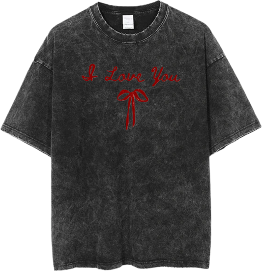 VaIentine coupIe One Size t- shirt Washed 5
