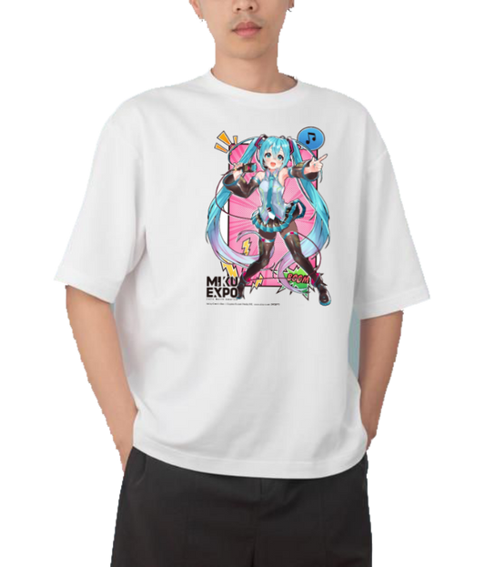 Hatsune Miku t- shirt One Size White 5