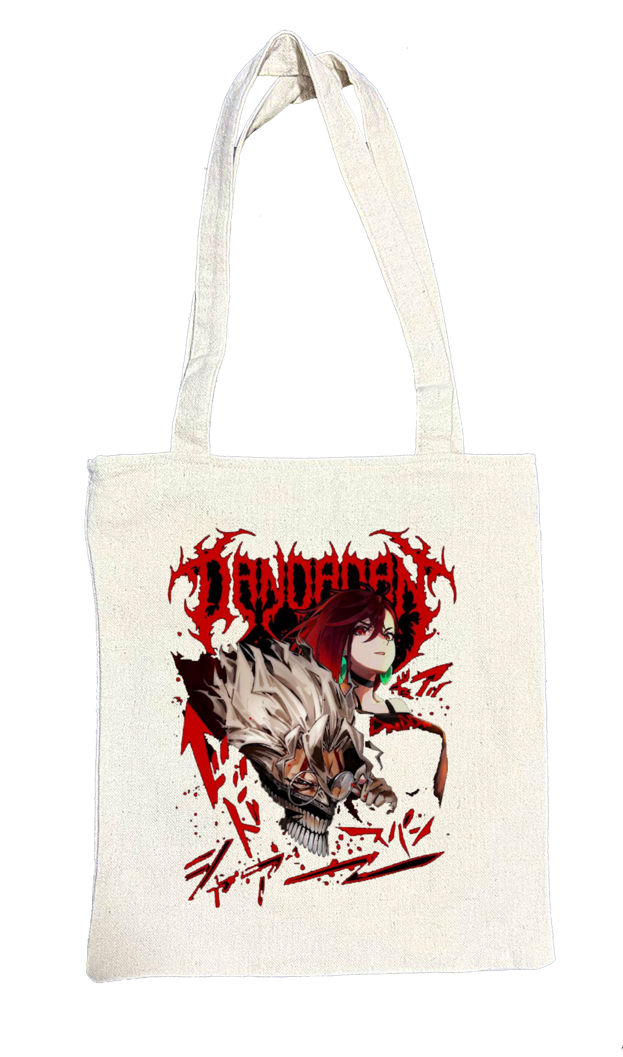 Dandadan tote bag beige 5
