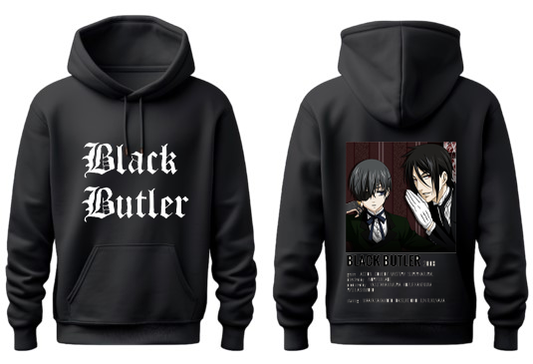 Black Butler One Size hoodie Black Back 5