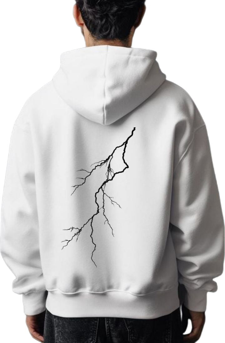 Goth Oversize Hoodie White Back 15