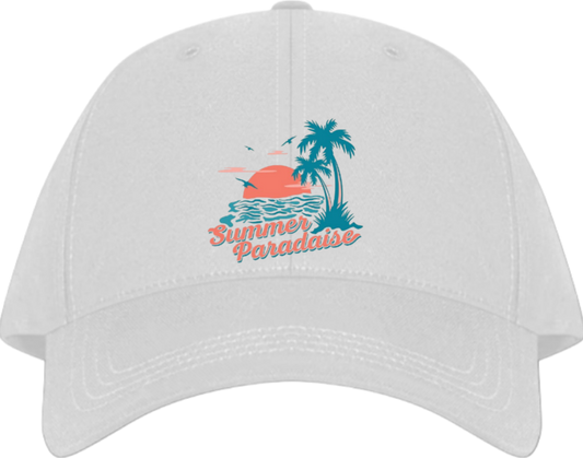 Summer Vibes Baseball cap White 5