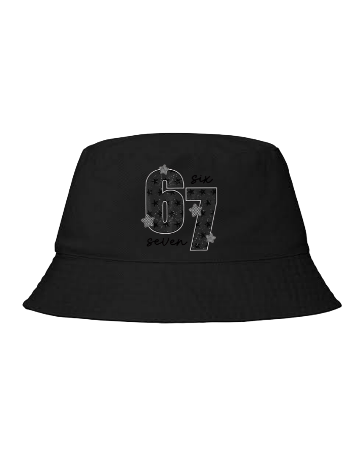 67 designs Bucket hat Fishman hat cap Black 5