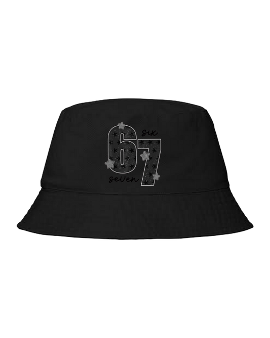 67 designs Bucket hat Fishman hat cap Black 5