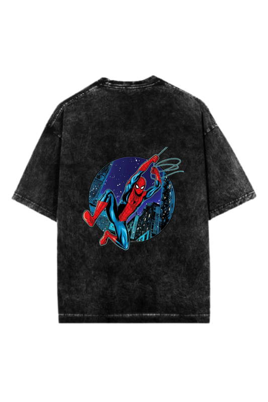 Spiderman t- shirt One Size Washed Back 5