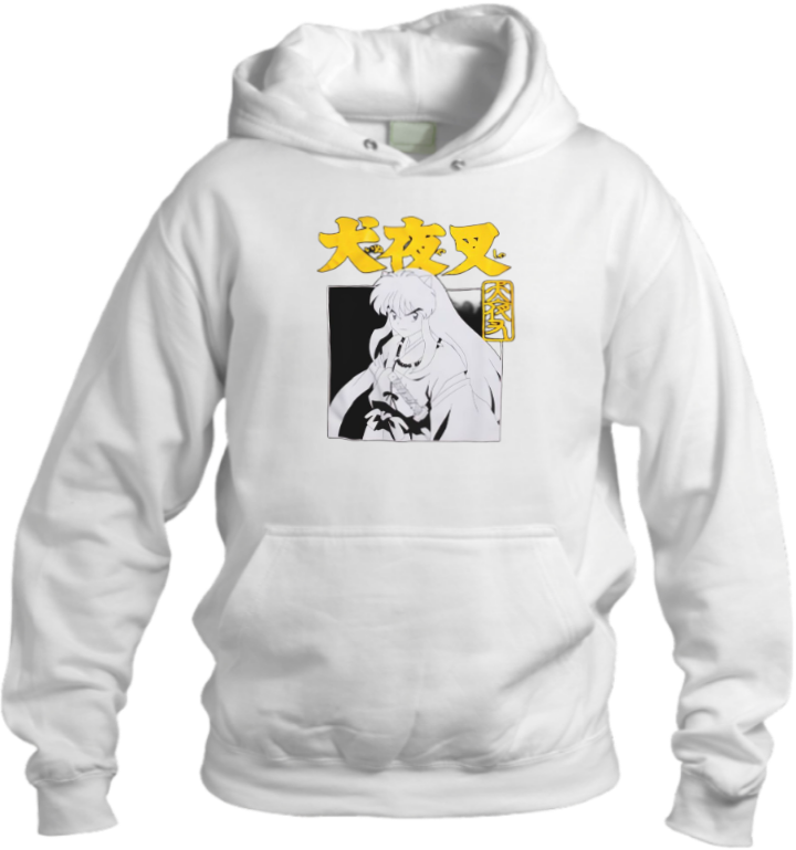 Inuyasha One Size hoodie White 5