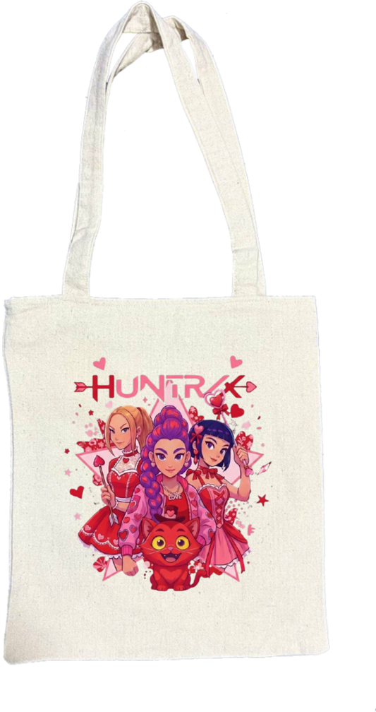 Hunterix kpop tote bag Beige 5