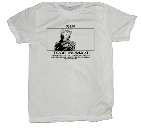 tjujutsu kaisen GOJO fit t- shirt White 8