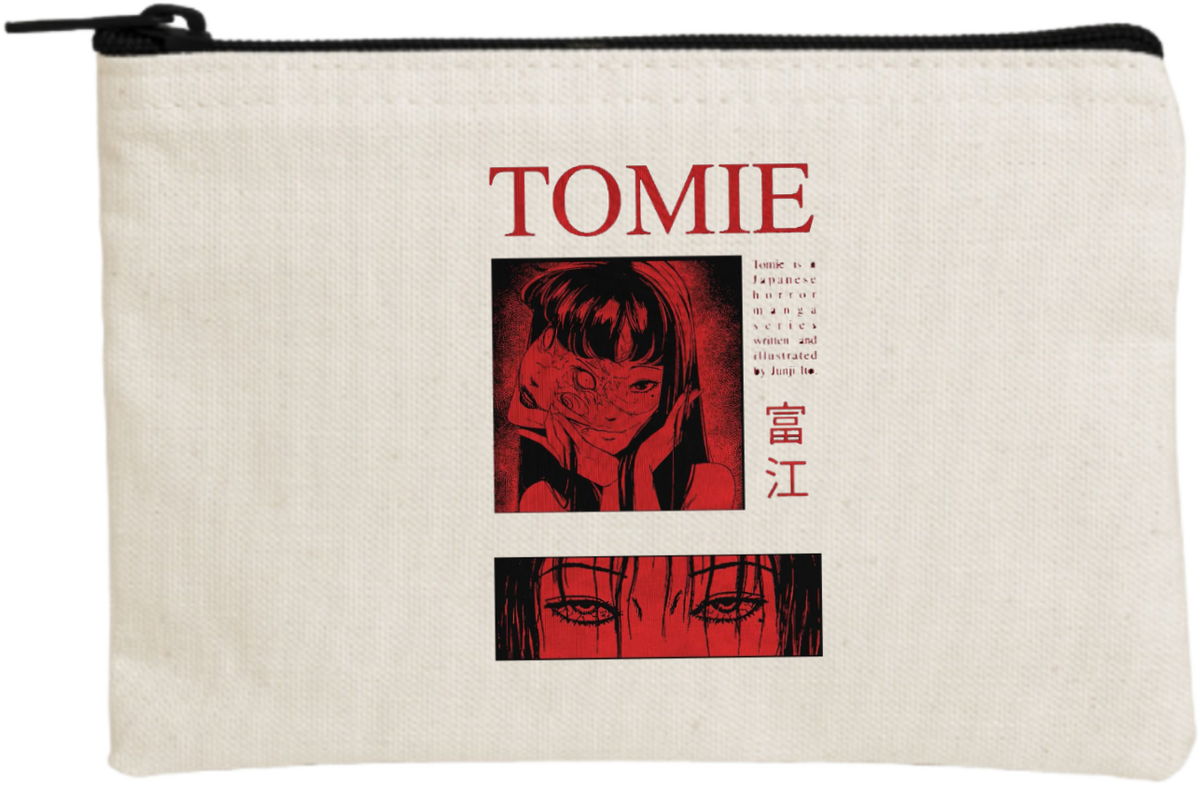 Tomie Kawakami wallet pencil case Beige 5