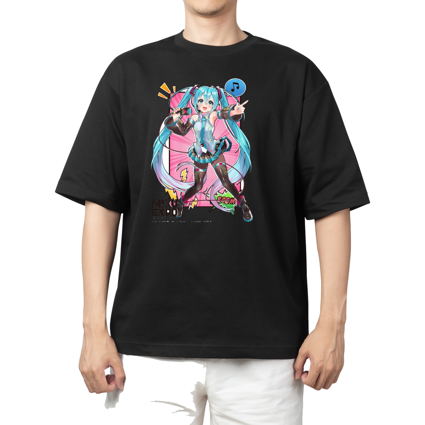 Hatsune Miku t- shirt One Size Black 5