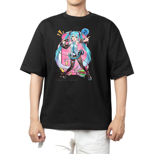 Hatsune Miku t- shirt One Size Black 5
