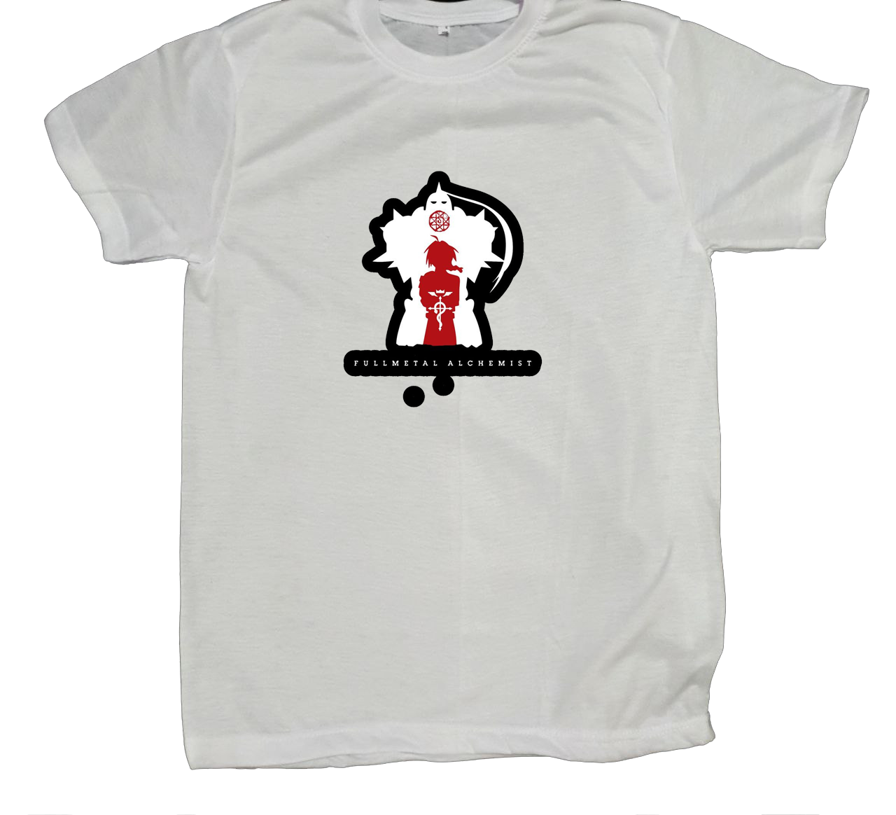 full metal alchamest t- shirt fat White 5