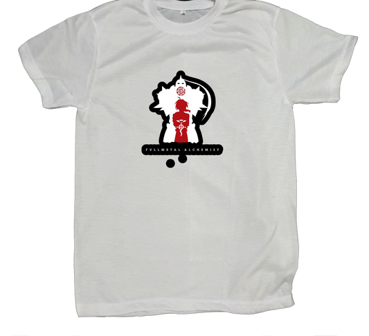full metal alchamest t- shirt fat White 5