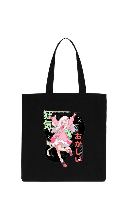 RANDOM ANIME GIRL tote bag Black 5