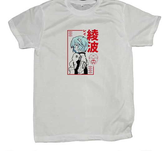Neon Genesis Evangelion t- shirt fat White 4