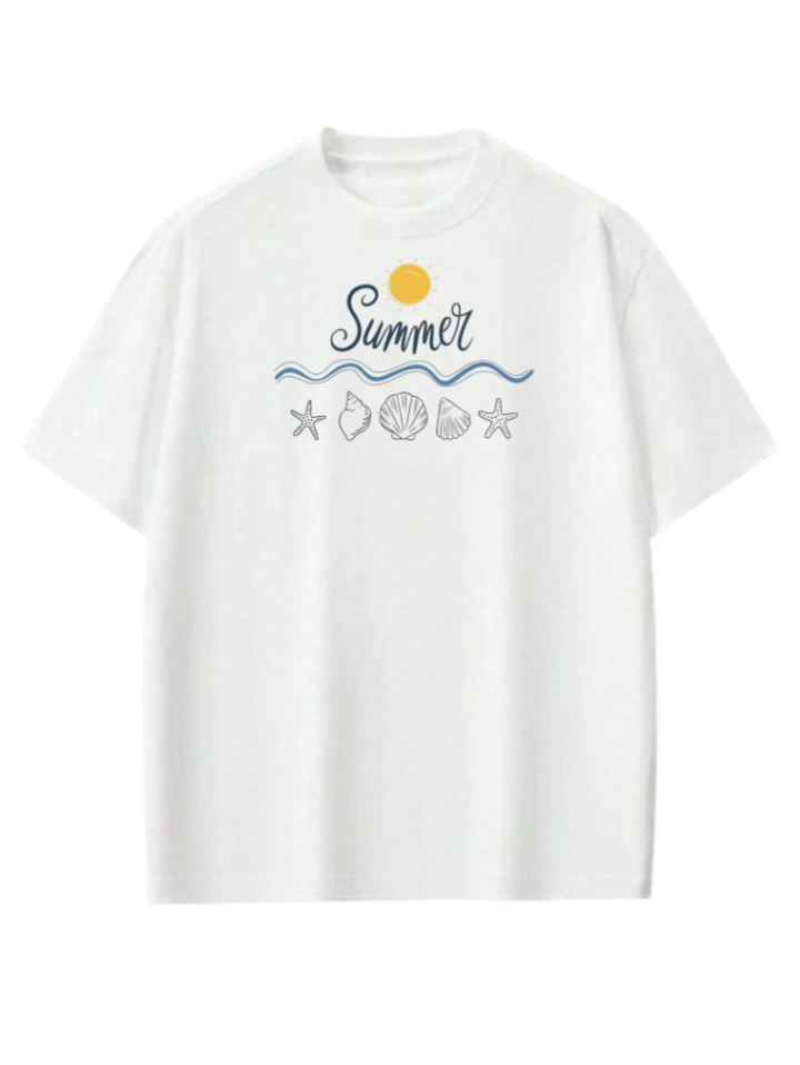 Summer Vibes t- shirt White  5