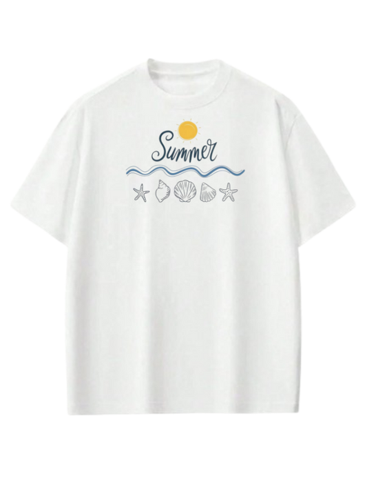 Summer Vibes t- shirt White  5