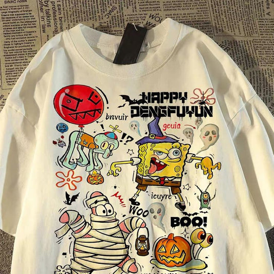 SpongeBob SquarePants T-Shirt Oversized White