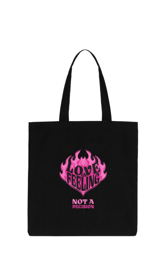 LOVE FERING tote bag Black 186