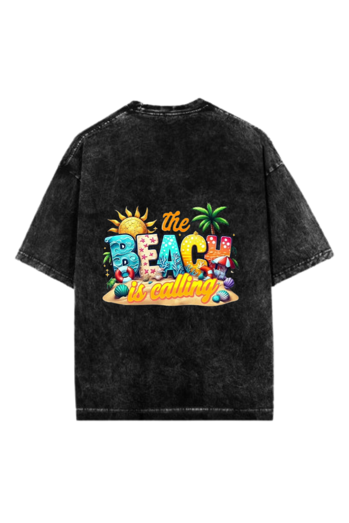 Summer Vibes One Size t- shirt Washed Back 60
