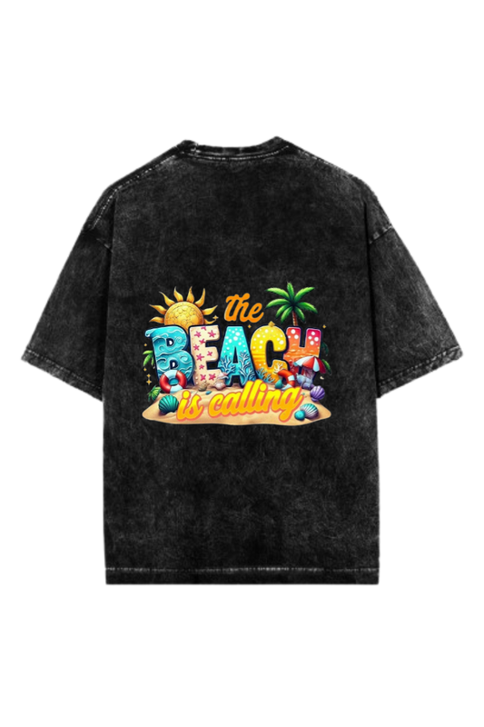 Summer Vibes One Size t- shirt Washed Back 60