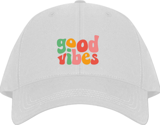 Baseball cap White GOOD vibes 56