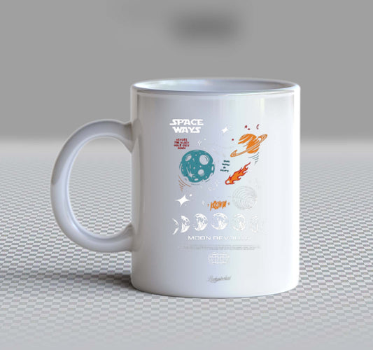 SPACE WAYS Back text Mug 60