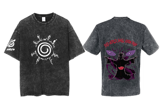 Naruto Shippuden t- shirt One Size Washed Back 60
