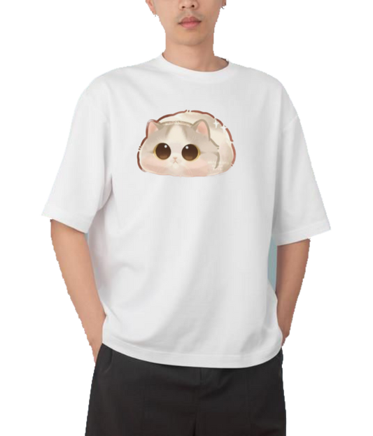 cat One Size t- shirt White 60