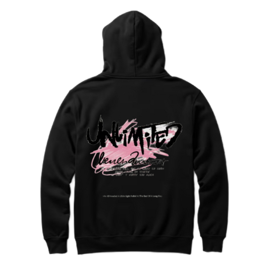 Unlimited One Size hoodie Black Back 60
