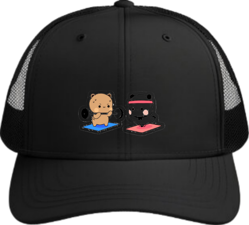 workout gym pilates Baseball cap Black 51