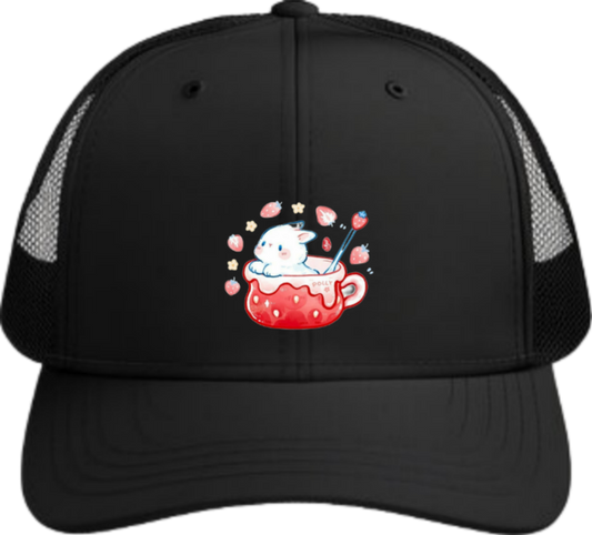 bunny Baseball cap Black 60