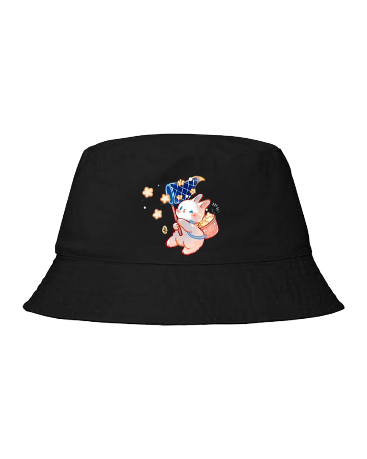 bunny Bucket hat Fishman hat cap Black 60