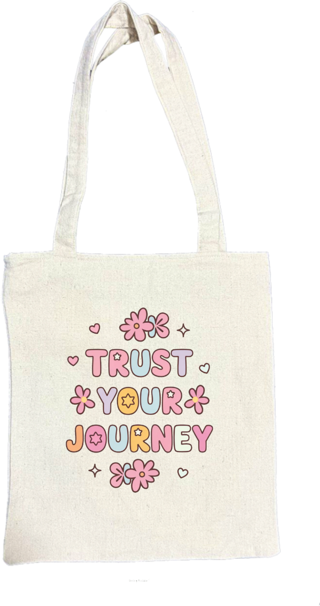 TRUST. *YOUR* JOURNEY ♡ tote bag beige 60