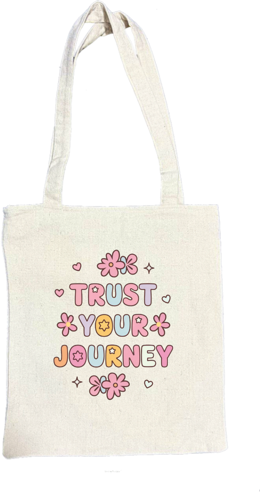 TRUST. *YOUR* JOURNEY ♡ tote bag beige 60