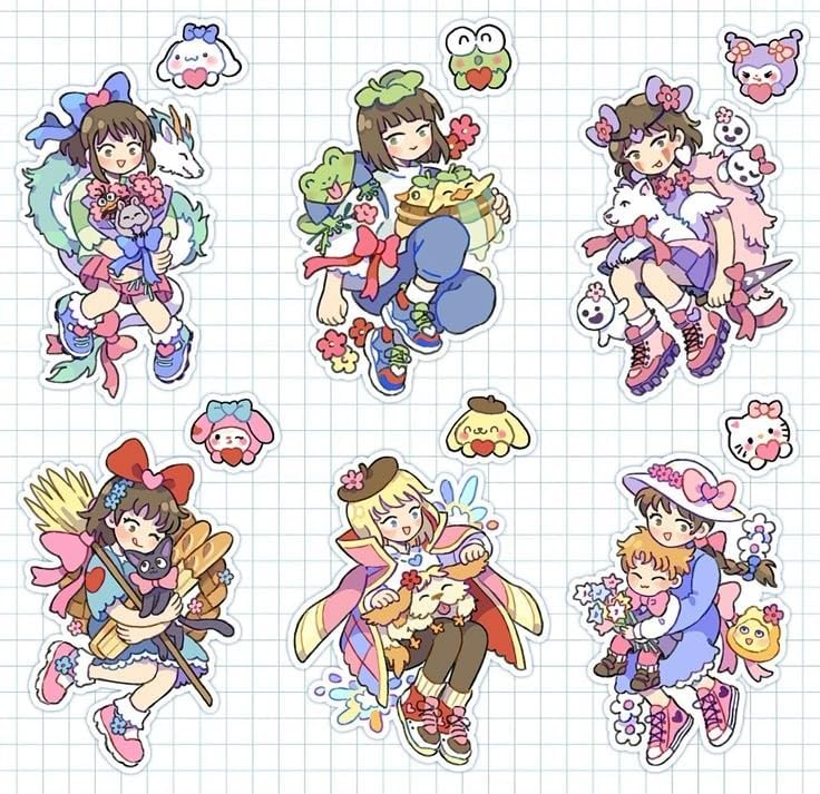 Anime sticker ghibli 9