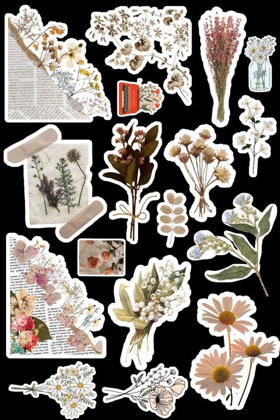 Aesthetic Cute Stickers Pack - Waterproof Vinyl Cartoon Decals for Water Bottles, Laptops, Scrapbooking, Kawaii Stationery Supplies sticker journal sticker