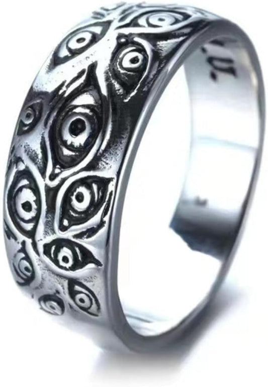 Anime Jujutsu Kaisen Rings Ryomen Sukuna Cosplay Black Size 8