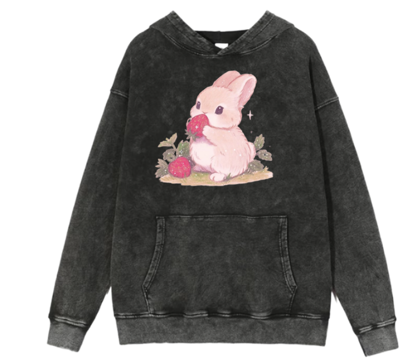 bunny Oversize Hoodie Washed 61