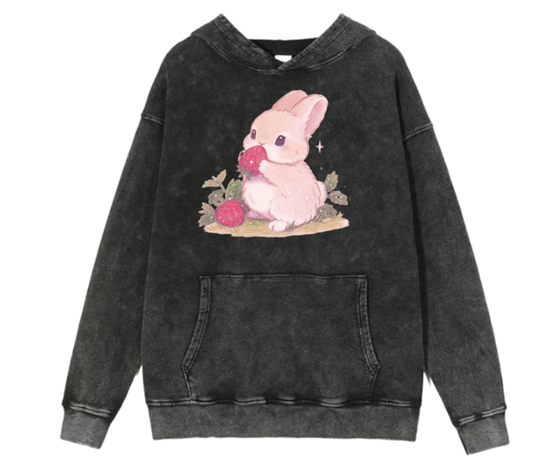 bunny Oversize Hoodie Washed 61