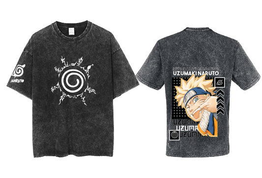Naruto Shippuden t- shirt One Size Washed Back 61