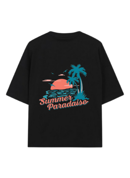 Summer Vibes t- shirt Black Back 61