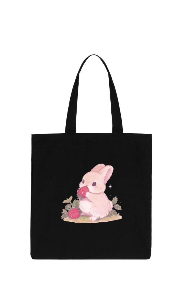 bunny tote bag White 61