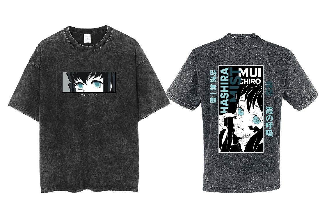 Anime Demon slayer nezuko tanjiro  One Size t- shirt Washed 61