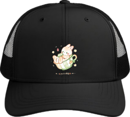 bunny Baseball cap Black 61