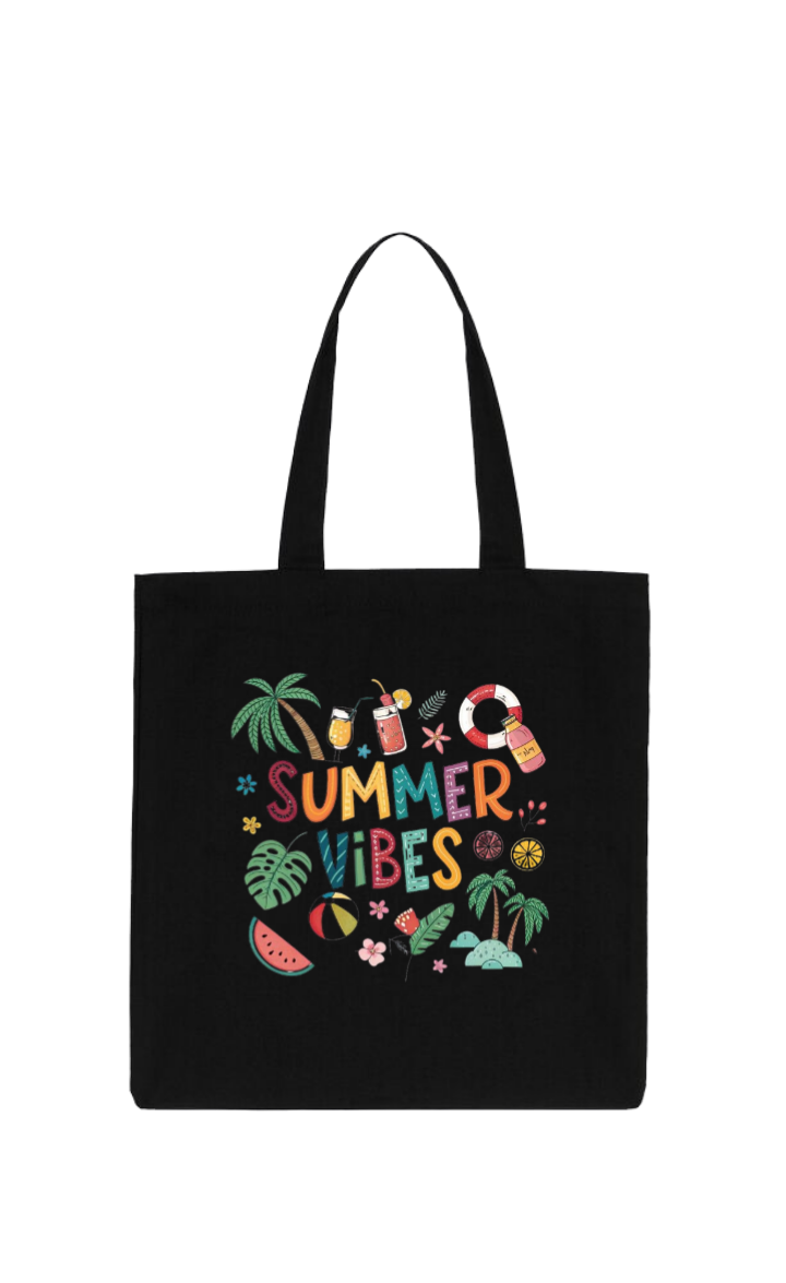 Summer Vibes tote bag Black 61